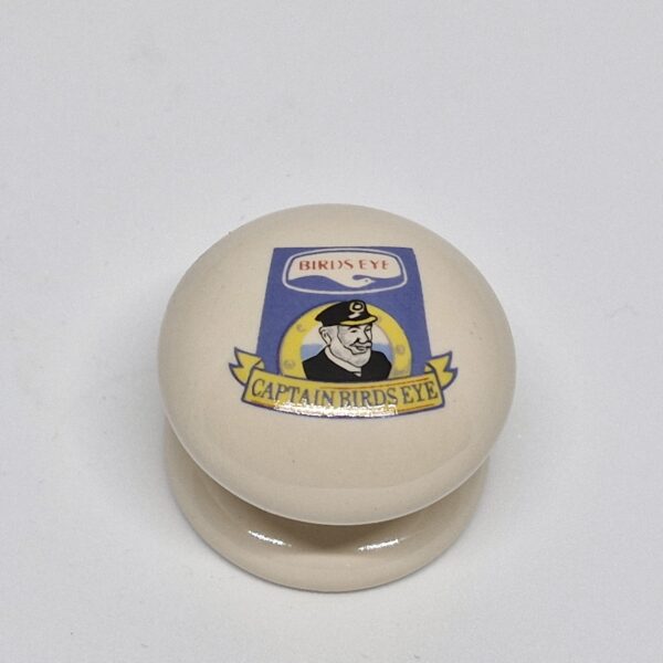 Birds Eye 40mm Ceramic Knob Cream