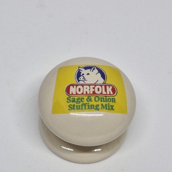 Norfolk Sage & Onion 40mm Ceramic Knob Cream
