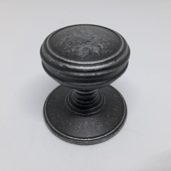 Ringed Knob 31mm Pewter Effect