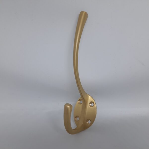 Victorian Hat And Coat Hook Satin Brass