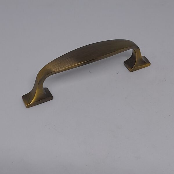 Durham Pull Handle 76mm Antique Brass