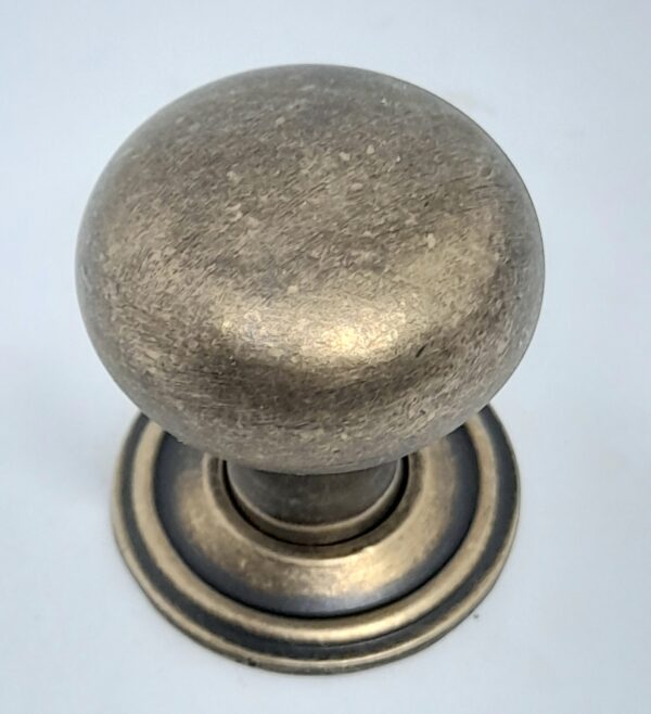 Mushroom Cabinet Knob 32mm Burnished Brass
