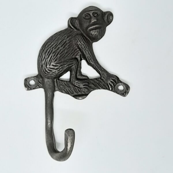 Monkey Robe Hook Cast Iron