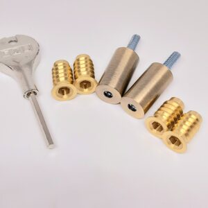Sash Window Stops Antique Brass